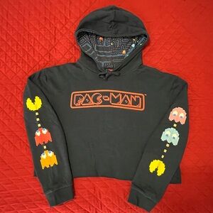 Pac-Man Navy Hoodie Sweatshirt
